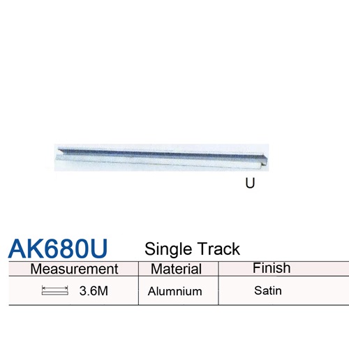 橱门单轨道 AK680U-3.6